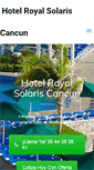 Mobile Screenshot of hotelroyalsolariscancun.com