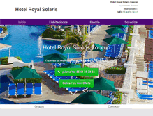 Tablet Screenshot of hotelroyalsolariscancun.com
